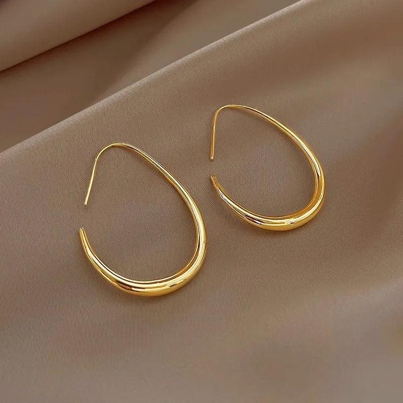 Noelia Oval Hoop Earrings