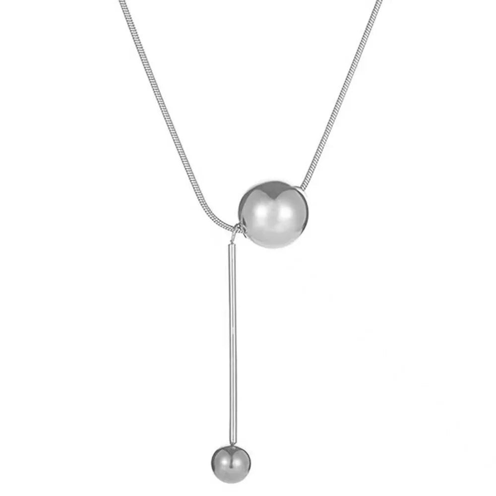 Vela Simple Ball Necklace