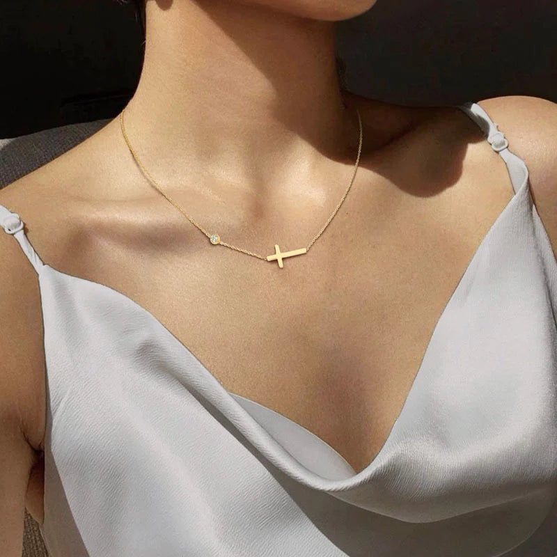 Gemini Cross Necklaces