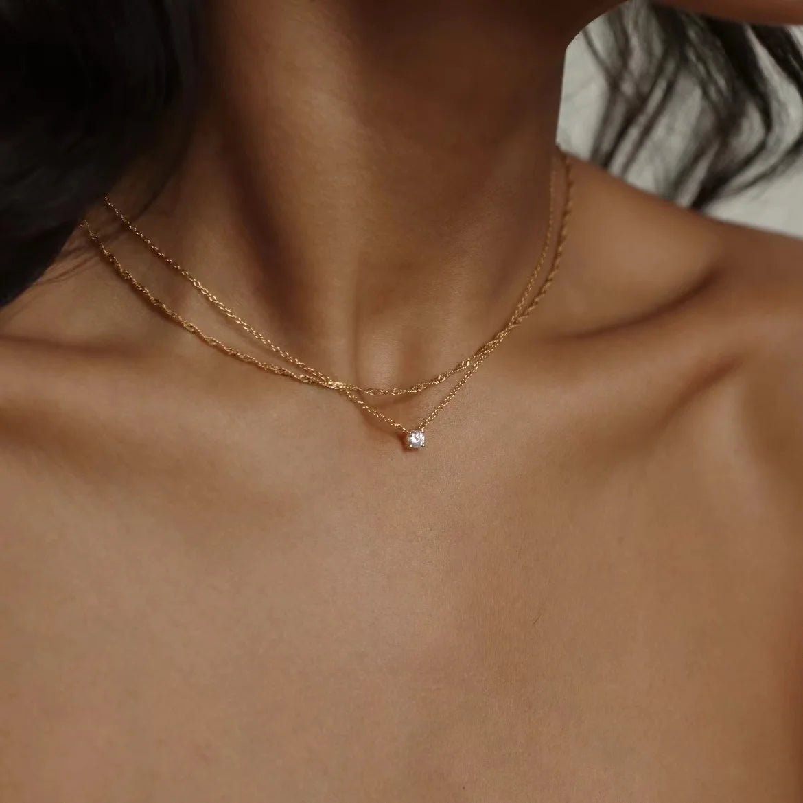 Asterope Thin Chain Necklace