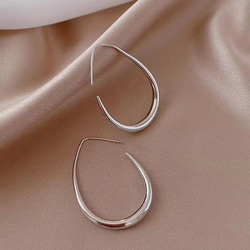 Noelia Oval Hoop Earrings